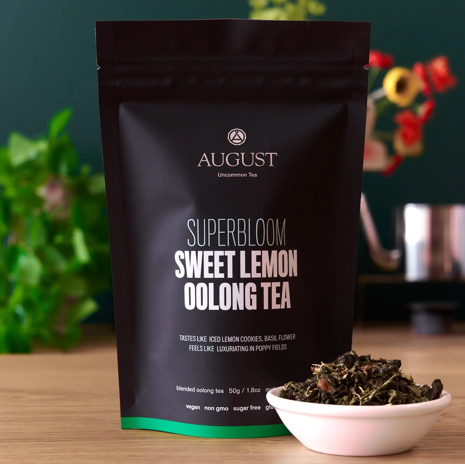 Superbloom Sweet Lemon Oolong Green Tea – Floral Citrus Loose Leaf Tea