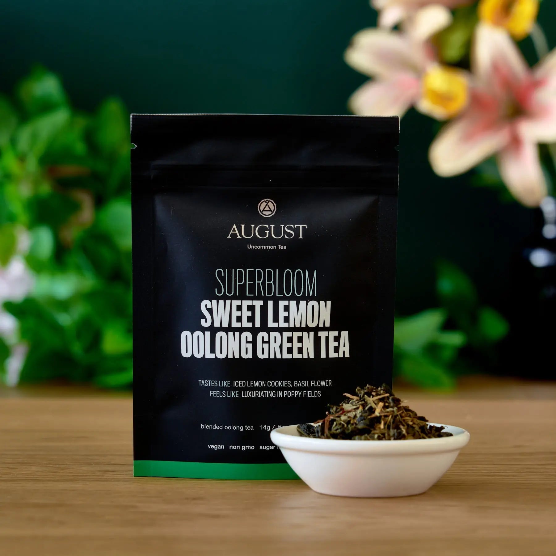 Superbloom Sweet Lemon Oolong Green Tea – Floral Citrus Loose Leaf Tea