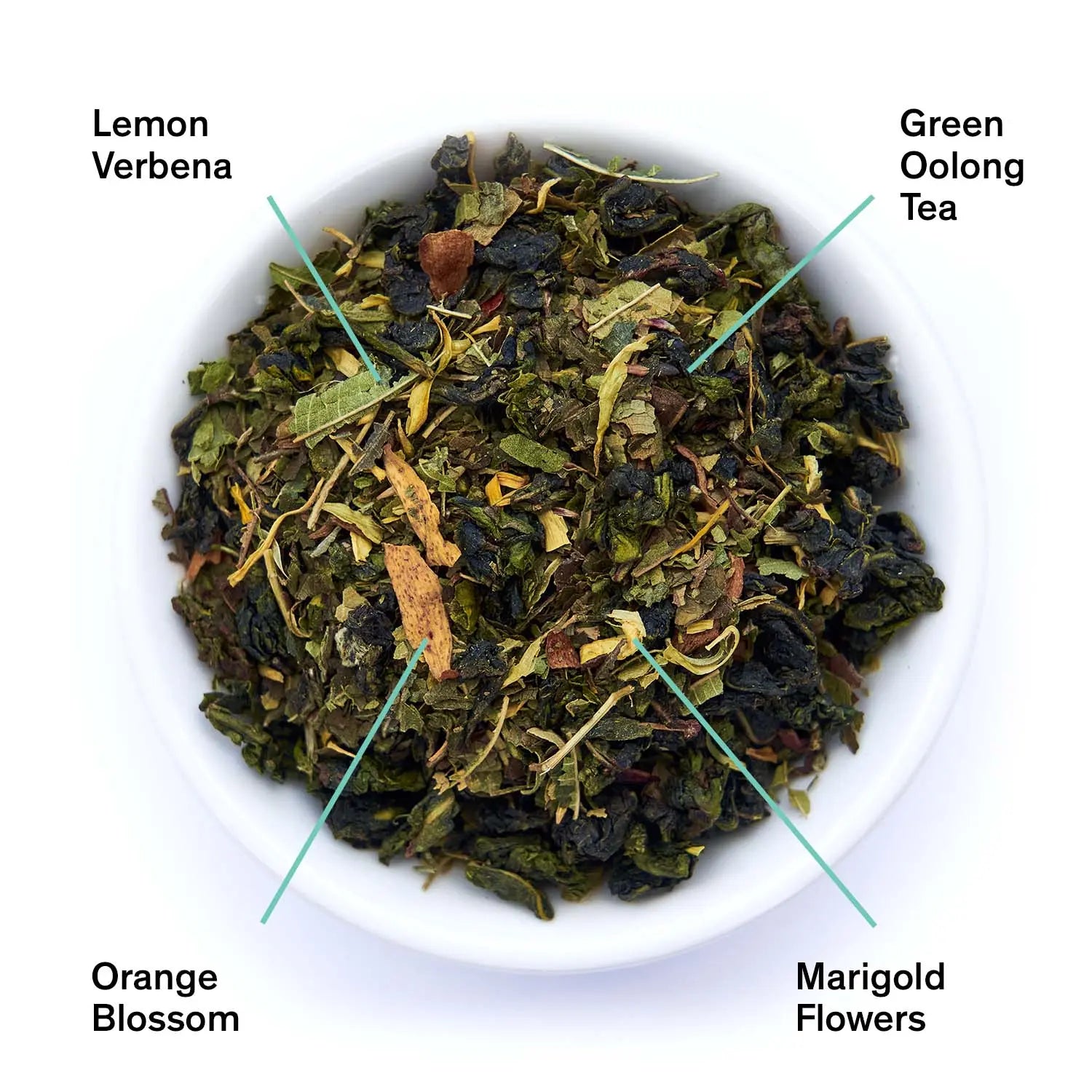 Superbloom Sweet Lemon Oolong Green Tea – Floral Citrus Loose Leaf Tea