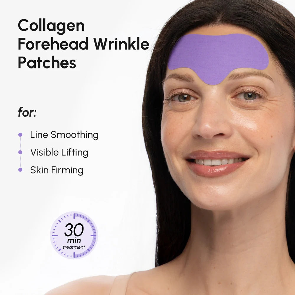 Hydrogel Forehead Wrinkle Patches – Overnight Smoothing Anti-Aging Patches