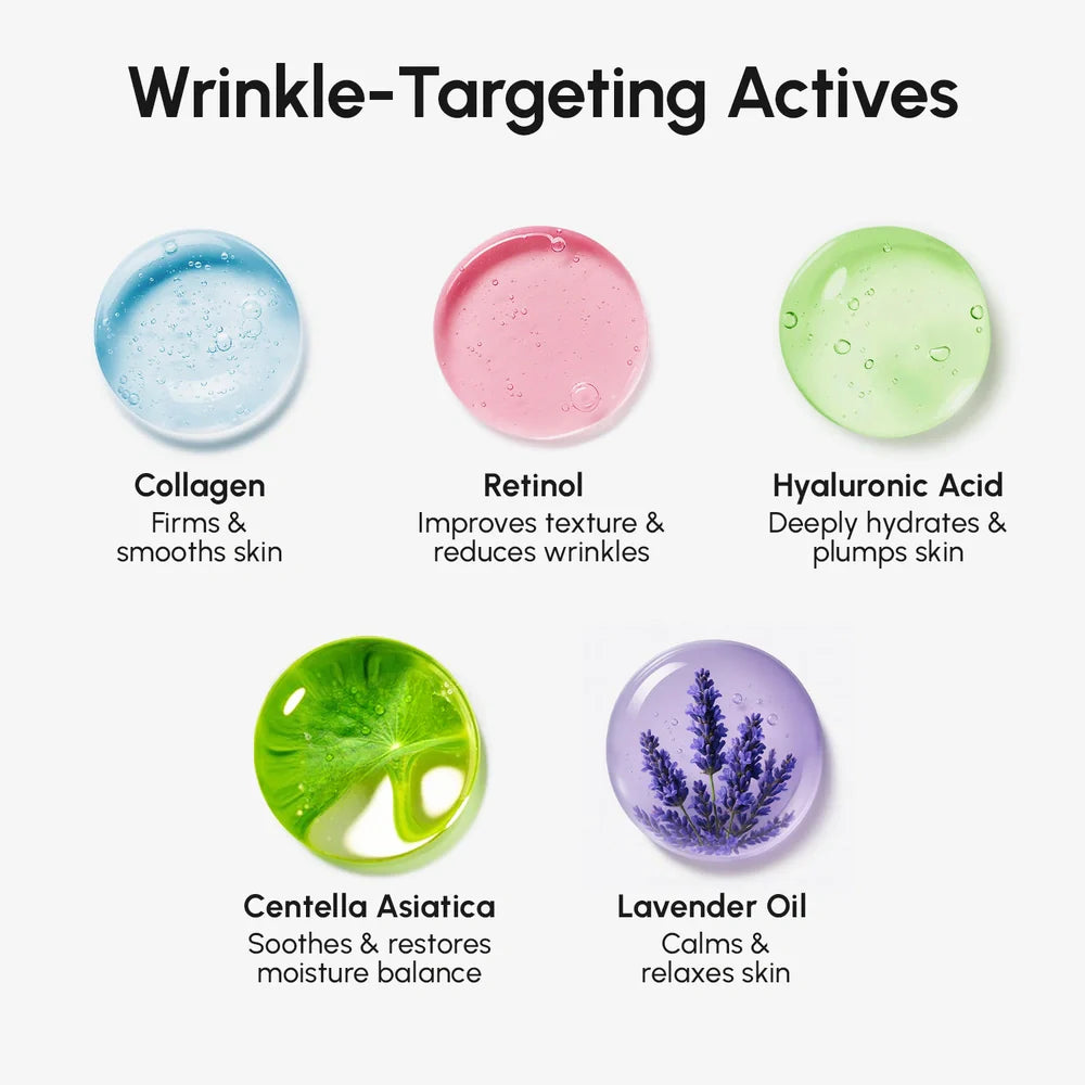 Hydrogel Forehead Wrinkle Patches – Overnight Smoothing Anti-Aging Patches