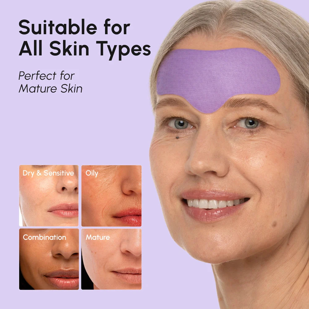 Hydrogel Forehead Wrinkle Patches – Overnight Smoothing Anti-Aging Patches