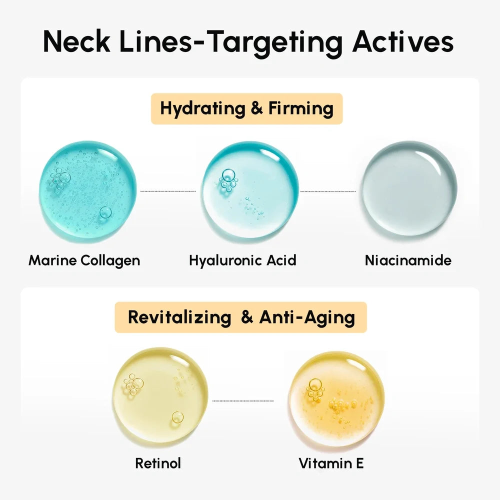 Neck Wrinkle Patches – Retinol & Collagen Firming Patches for Neck & Décolleté