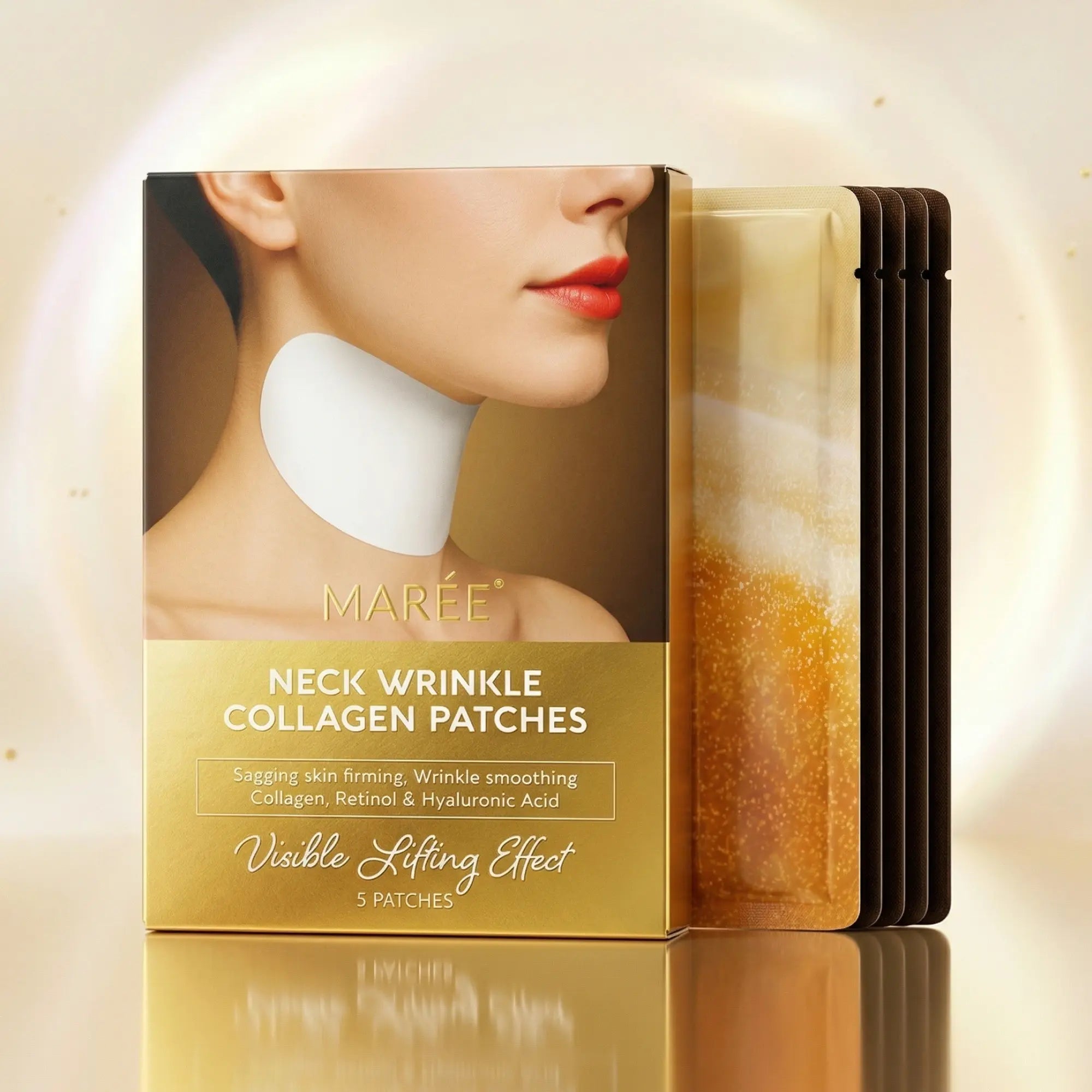 Neck Wrinkle Patches – Retinol & Collagen Firming Patches for Neck & Décolleté