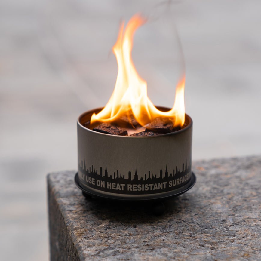 Wrought Iron Trivet & Candle Holder – Matte Black Heat-Resistant Outdoor Accent