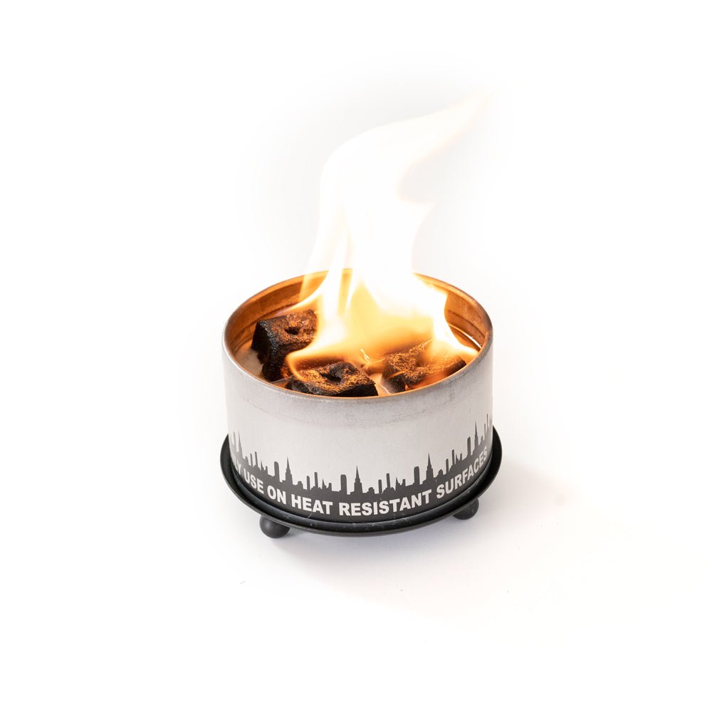 Wrought Iron Trivet & Candle Holder – Matte Black Heat-Resistant Outdoor Accent