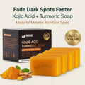 AMVital Turmeric Kojic Acid Soap Bar for Dark Spots & Uneven Tone